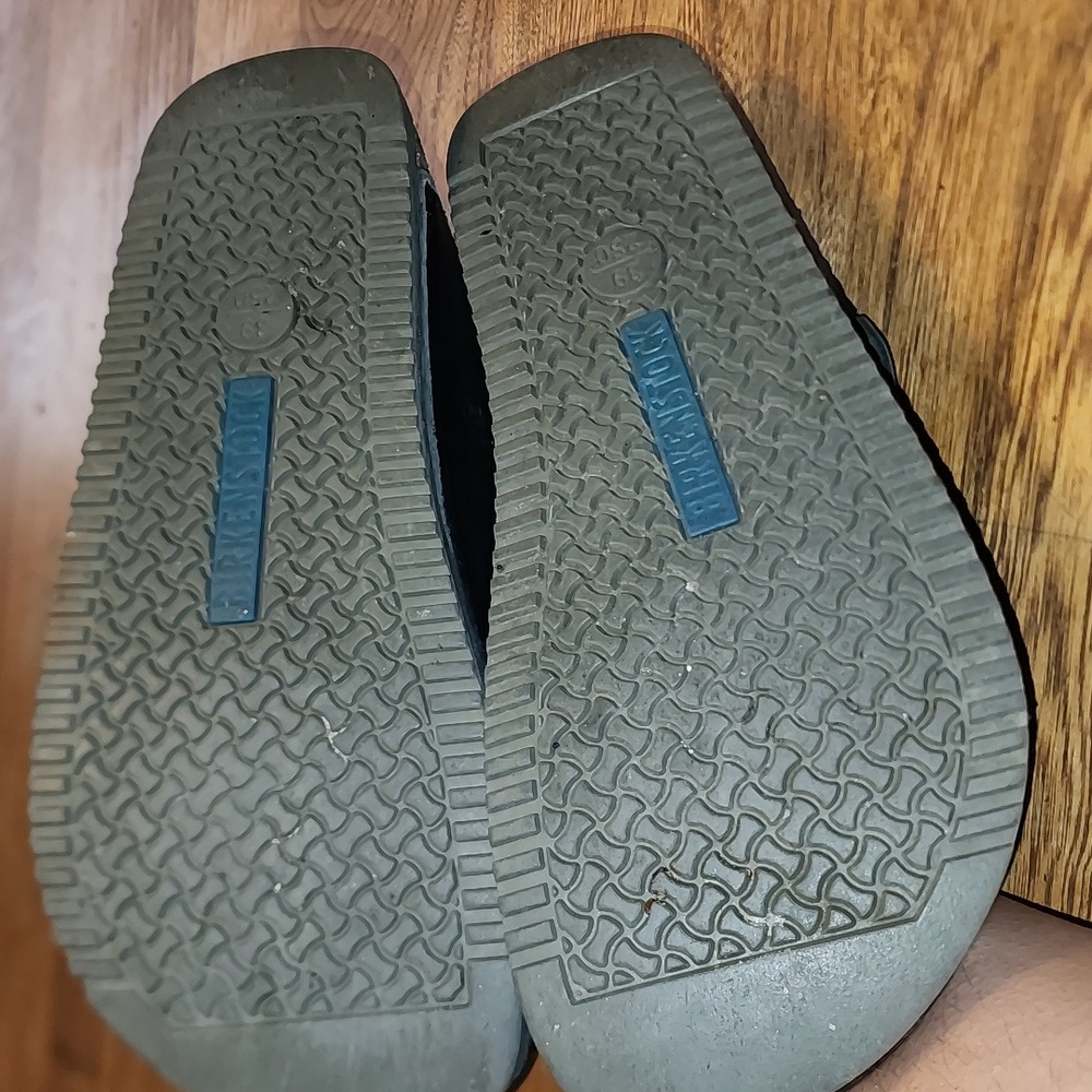 Birkenstock Black Slip-On Shoes - Picture 4 of 5